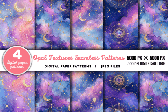 Download Opal Textures Digital Paper Pattern - Paper Collection