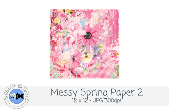 Download Messy Spring Background Paper 2 - Paper Collection
