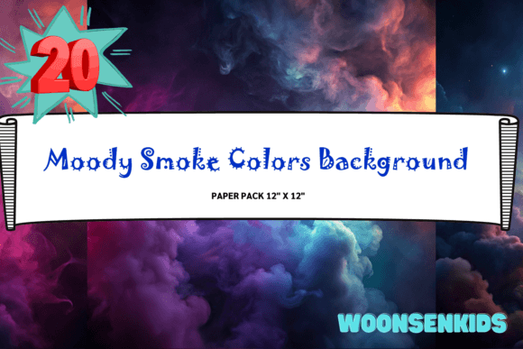 Download Top Moody Smoke Colors Background Watercolor Png Kdp Digital Paper - Paper Collection