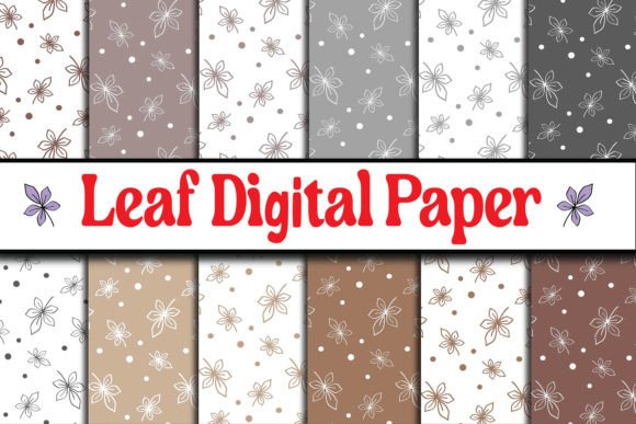 Download Digital Floral Papers, Seamless Patterns - Paper Collection
