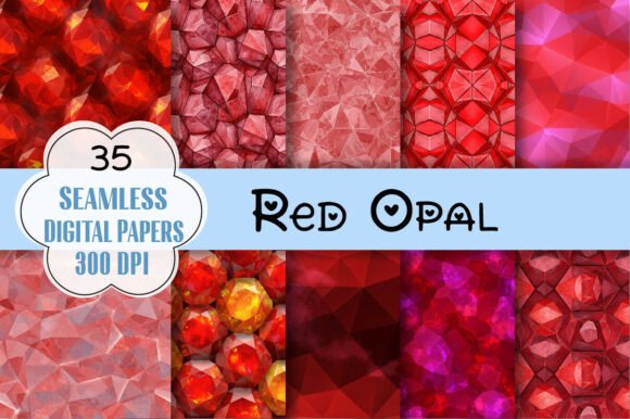 Download Red Opal Digital Paper - Paper Collection