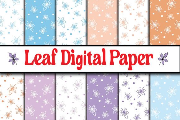 Download Digital Floral Papers, Seamless Patterns - Paper Collection