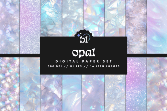 Download Opal Digital Paper Set - Paper Collection