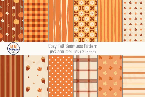 Download Fall Pattern Seamless Cozy Autumn Paper - Paper Collection