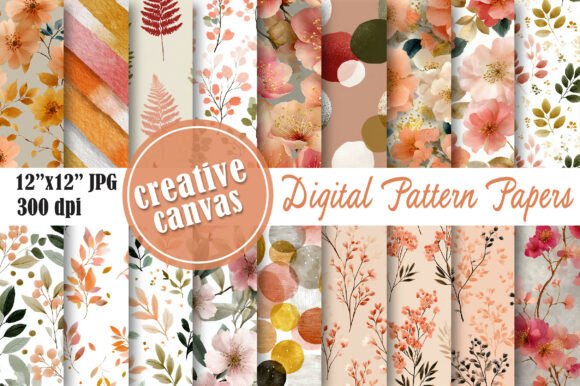 Download Autumn Leaves Digital Paper - Paper Collection