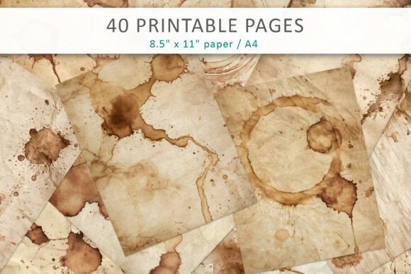Download Coffee Stained Vintage Paper - Paper Collection