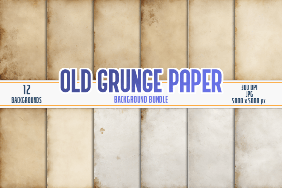 Download Old Grunge Digital Paper Texture Pack - Paper Collection