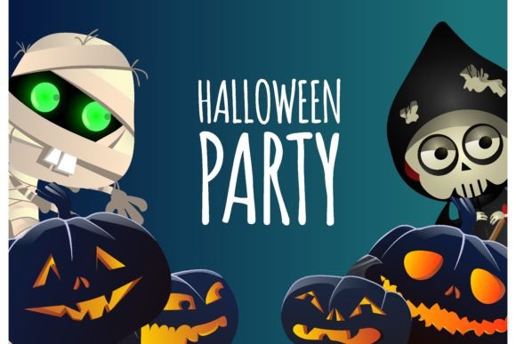 Download Halloween Party Invitation Design. Zombi - Premium Resources