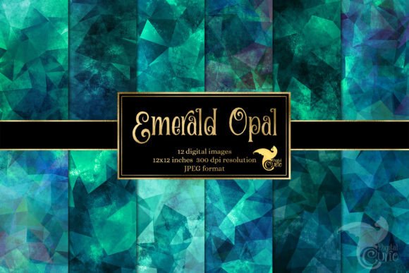 Download Emerald Opal Digital Paper - Paper Collection