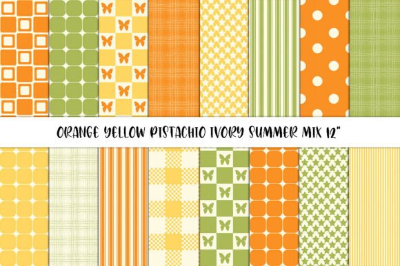 Download Orange Yellow Pistachio Ivory Summer Mix - Orange Collection