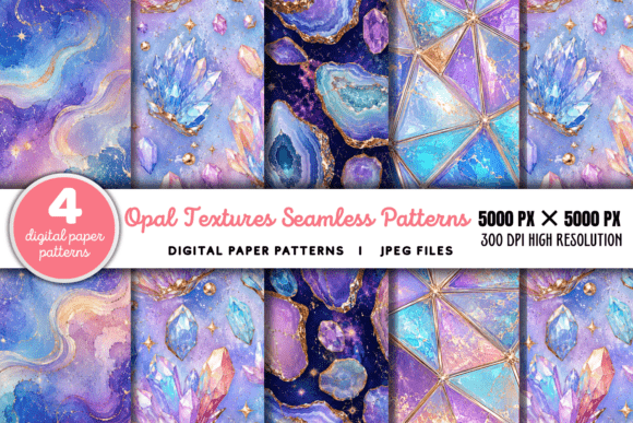 Download Opal Textures Digital Paper Pattern - Paper Collection