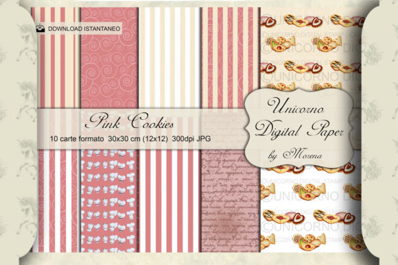Download Pink Cake DIGITAL PAPER PACK - Paper Collection